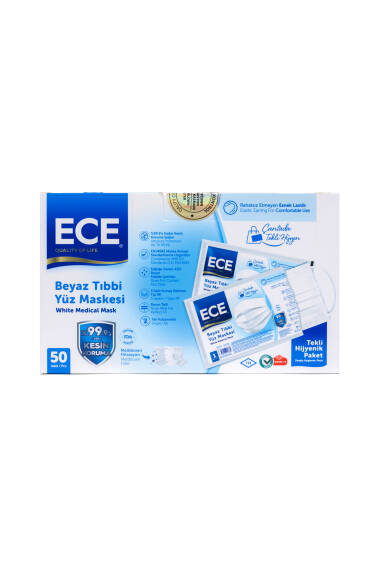 3-Ply Mask (Box of 50) – Comfortable and Effective Daily Protection - 3
