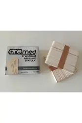 Abeslang en bois, bâtonnet de langue 100 pièces - 5