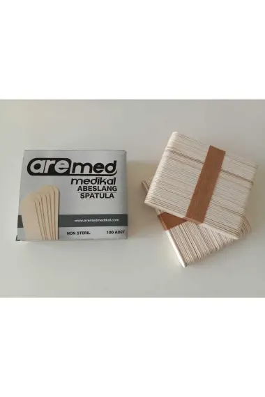 Abeslang en bois, bâtonnet de langue 100 pièces - 5
