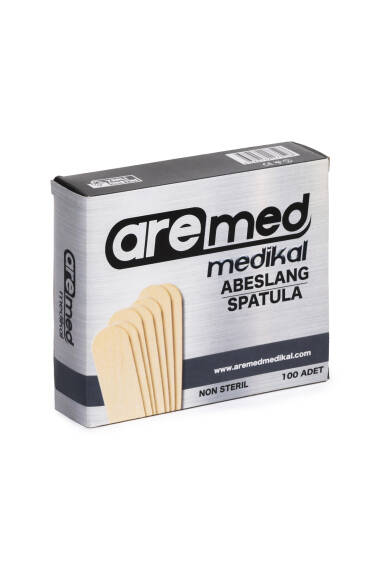 Abeslang en bois, bâtonnet de langue 100 pièces - 4