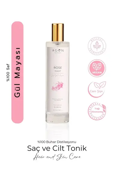  Saf Gül Mayası 100 ML Aydınlatıcı ve Gözenek Sıkılaştırıcı Tonik - 3