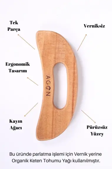 Ahşap Masaj Aleti ( Tutamaçlı) - 2