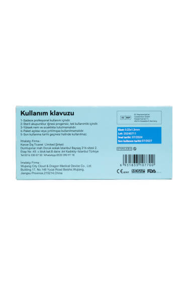 Akupuntur Kulak İgnesi 100`Lü - 3