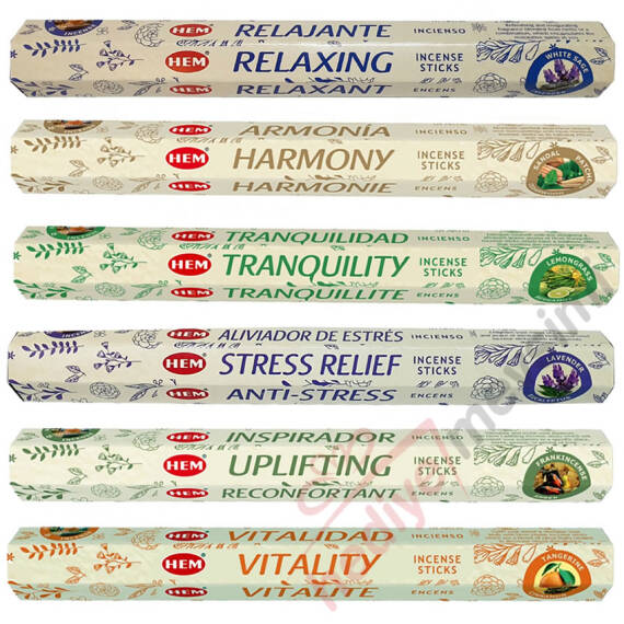 Aromatherapie Räucherstäbchen-Set (6 Stück) - 2