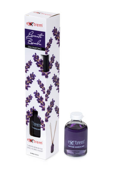 Bambu Çubuklu Oda Kokusu – Lavanta 50ml (Yuvarlak Şişe) - 1