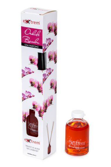 Bambu Çubuklu Oda Kokusu – Orkide 50ml (Yuvarlak Şişe) - 1