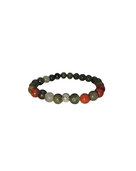 Bloodstone Natural Stone Bracelet - 1