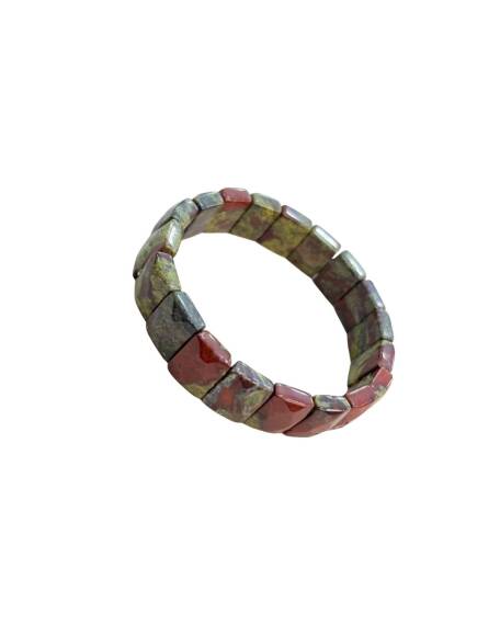 Bloodstone Natural Stone Rolex Bracelet (Square) - 1