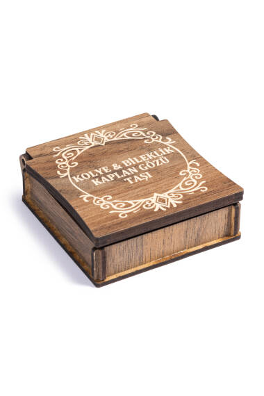 Boxed Tiger’s Eye Necklace and Bracelet Set - 2