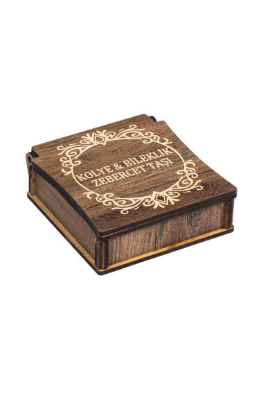 Boxed Zebercet-Stein Halskette und Armband Set: - 3