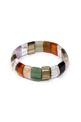 Bracelet Chakra en Pierres Naturelles style Rolex - İpekyol