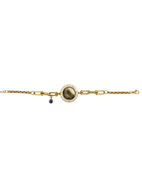 Bracelet en Acier avec Pierre Yılancık (10) - 1