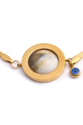 Bracelet en acier avec pierre Yılancık (2) - 2