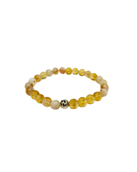 Bracelet en pierre naturelle Citrine : - 2
