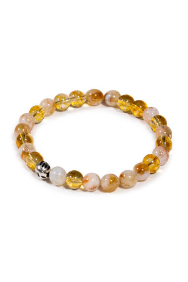 Bracelet en pierre naturelle Citrine : - 1
