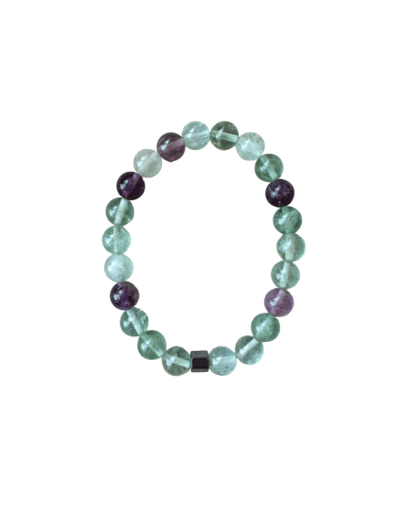 Bracelet en Pierre Naturelle de Fluorite - 1