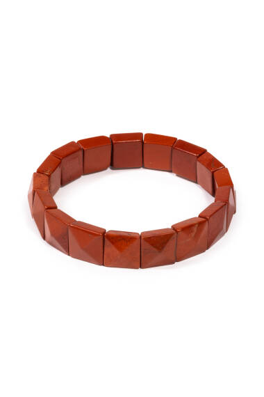 Bracelet en Pierre Naturelle de Jaspe - 1