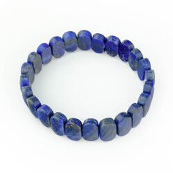 Bracelet en Pierre Naturelle de Lapis-Lazuli (Ovale) - 3