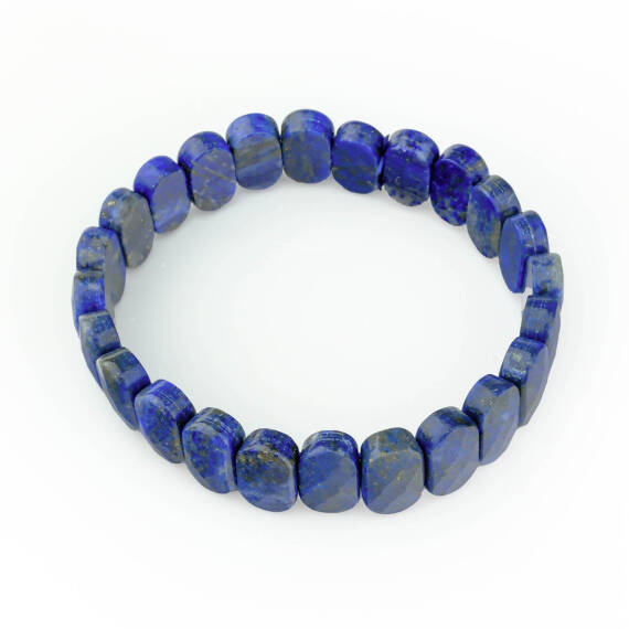 Bracelet en Pierre Naturelle de Lapis-Lazuli (Ovale) - 3