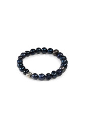 Bracelet en Pierre Naturelle de Perle Noire - 