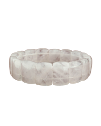 Bracelet en Pierre Naturelle de Quartz Cristal - İpekyol