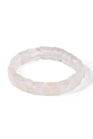 Bracelet en Pierre Naturelle de Quartz Cristal - 4