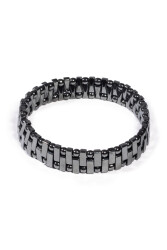 Bracelet en Pierre Naturelle d’Hématite (Perlé) - İpekyol