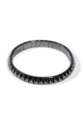 Bracelet en Pierre Naturelle d’Hématite (Pyramide) - İpekyol