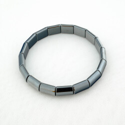 Bracelet en Pierre Naturelle d’Hématite (Rectangulaire) - 2