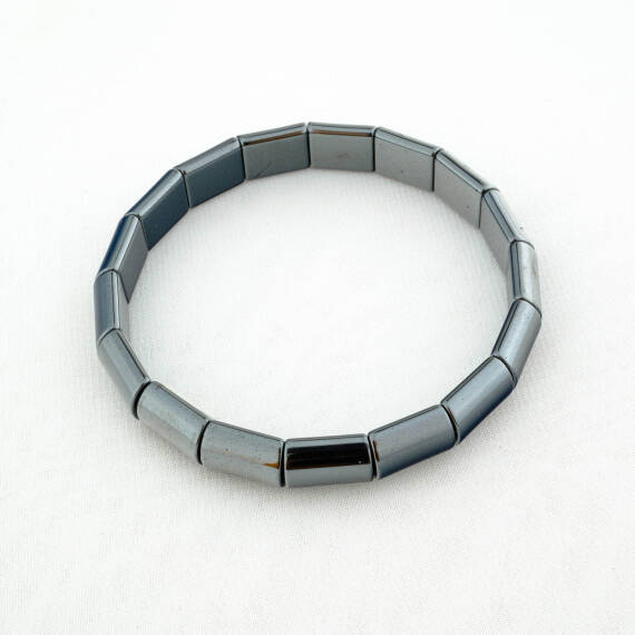 Bracelet en Pierre Naturelle d’Hématite (Rectangulaire) - 2