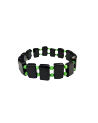 Bracelet Rolex en Pierre Naturelle Onyx avec Perles - 2