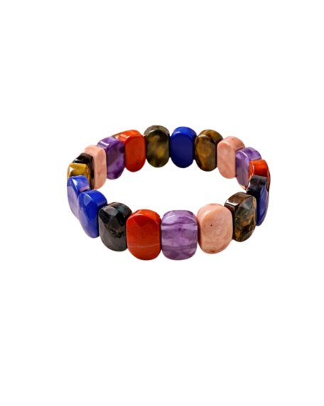 Bracelet Rolex en Pierres Naturelles Mixtes (Ovale) - 1