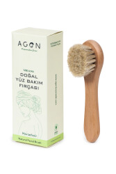 Brosse de Soins du Visage et Brosse de Soins des Ongles en Poils de Cheval Naturels 100% - 1