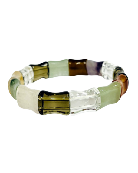 Çakra Doğal Taş Rolex Bileklik (Dikdörtgen) - 1