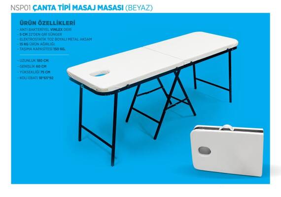 Çanta Tipi Masaj Masası- Sedye - 12