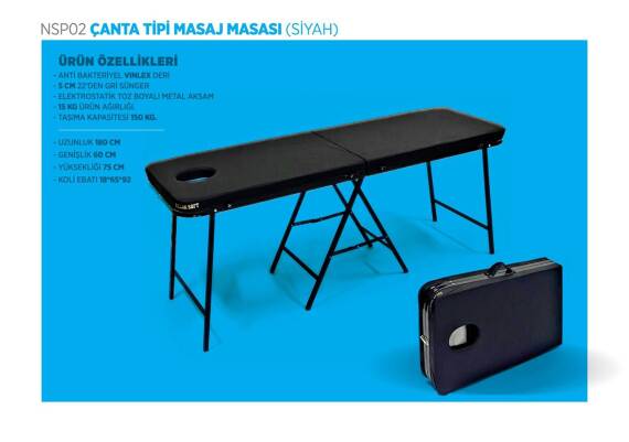 Çanta Tipi Masaj Masası- Sedye - 3