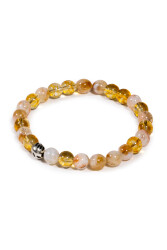 Citrin Naturstein-Armband: - 1