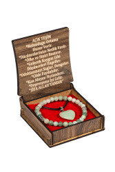 Coffret Collier et Bracelet en Jade Clair - 