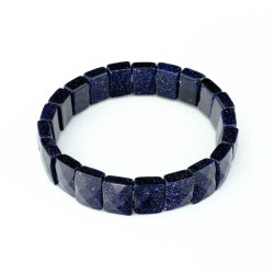 Dark Blue Star Natural Stone Bracelet - İpekyol