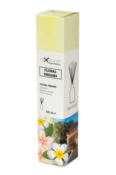 Decorative Bamboo Stick Room Fragrance - Floral Dreams 100ml (Round) - 4