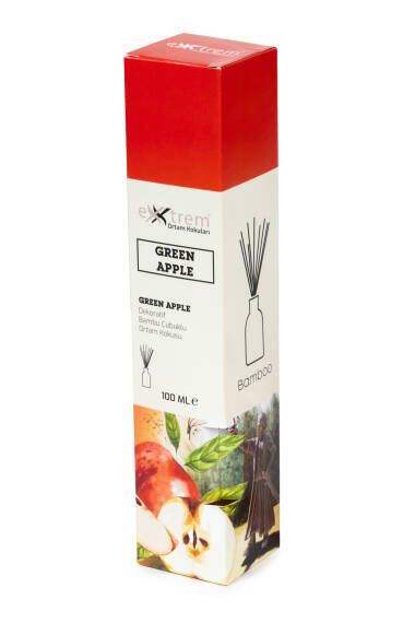 Decorative Bamboo Stick Room Fragrance - Green Apple 100ml (Round) - 3