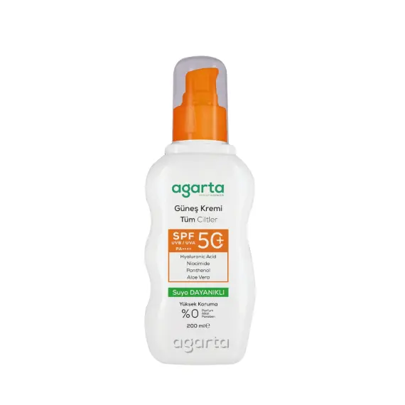 Doğal Yüksek Koruma Tüm Ciltler İçin Güneş Kremi 50 Spf. 200 ml. - 1