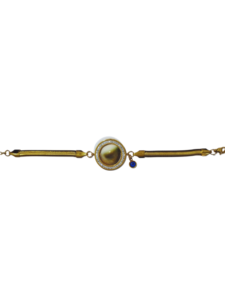 Edelstahlarmband mit Yılancık-Stein (4) - 1