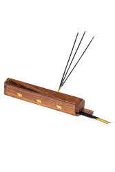 Fil İşlemeli Ahşap Tabut Tütsülük (30cm) - 3