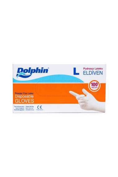 Gants en latex sans poudre Dolphin - 3