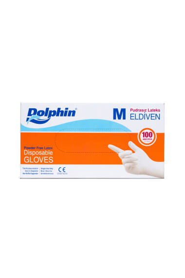 Gants en latex sans poudre Dolphin - 2