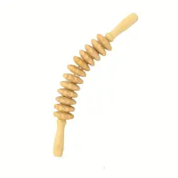 Gewölbtes Massagegerät aus Holz - 1
