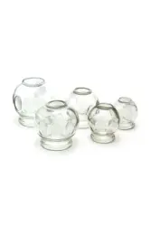Glas-Hijama-Becher Nr. 4 - 6