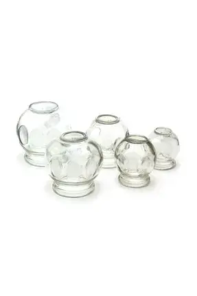 Glas-Hijama-Becher Nr. 4 - 6