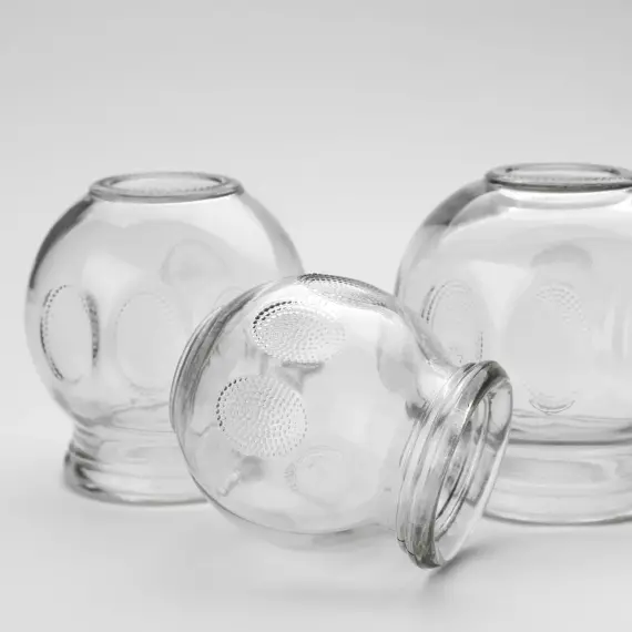 Glass Cupping Cup Set of 12 - 6